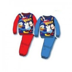 Pijama mickey mouse largo invierno talla 2 3 anos azul