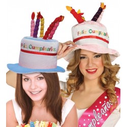 GORRO FELIZ CUMPLEAÑOS COLORES
