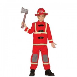 Disfraz bombero rojo infantil talla 3 4 anos