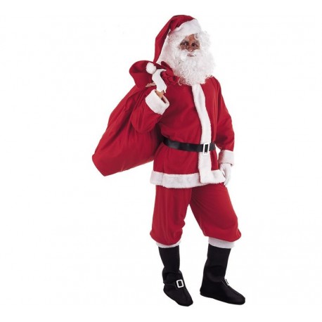 Disfraz papa noel lujo talla l