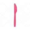 Cuchillos grandes fucsia 15 unidades