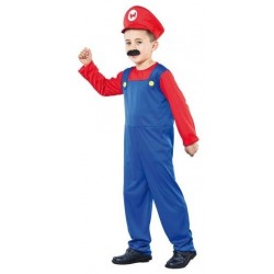 DISFRAZ FONTANERO MARIO BROS INFANTIL TALLAS