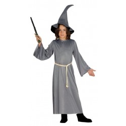 Disfraz mago gris infantil para nino 5 a 6 anos similar gandalf