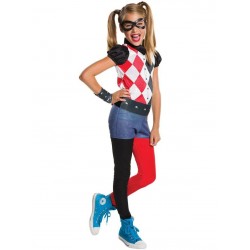 DISFRAZ HRLEY QUINN DC SUPER HERO GIRLS NIÑA TALLAS