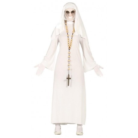 Disfraz monja blanca fantasma american horror story talla L 42 44