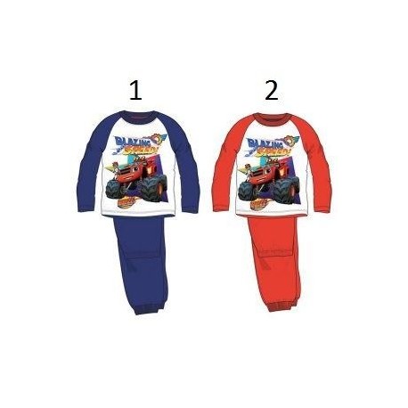 Pijama blaze tallas infantil rojo talla 3 anos
