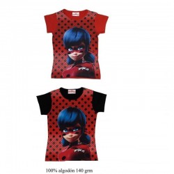 Camiseta ladybug infantil talla 3 anos color morado