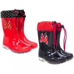 Botas de agua minnie mouse disney rojo talla 30