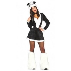 Disfraz oso panda para mujer varias talla S 36 38 vestido