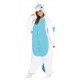 Disfraz unicornio azul pijama para mujer talla l 42-44