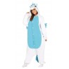 Disfraz unicornio azul pijama para mujer talla L 42-44
