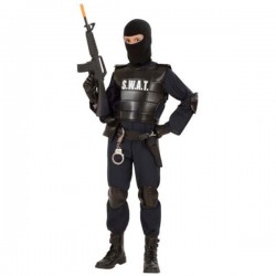 Disfraz agente de policia swat adulto talla M