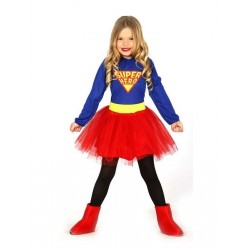 DISFRAZ SUPERHEROE CHICA INFANTIL TALLAS