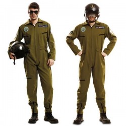 Disfraz top gun aviador del ejercito adulto talla estandar ml