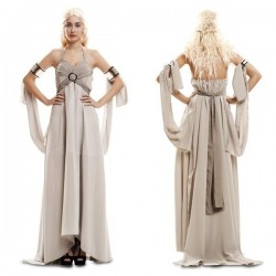 Disfraz reina dragones daenerys targaryen gris talla estandar ml