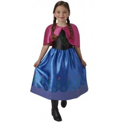 Disfraz anna frozen classic para nina talla 7 8 anos