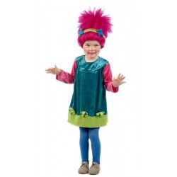 Disfraz troll nina tallas infantil poppy talla 3 5 anos