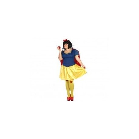 Disfraz princesa de cuento blanca nieves talla xl