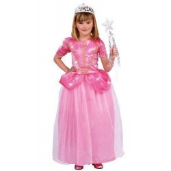 Disfraz princesa rosa del baile talla 5 6 anos