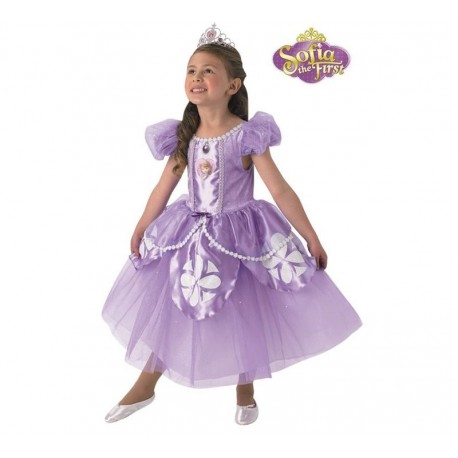 Disfraz princesa sofia premium infantil talla 5 6 anos