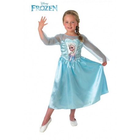 Disfraz elsa deluxe frozen infantil talla 8 10 anos