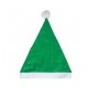 Gorros papa noel verde baratos pack 200 unidades