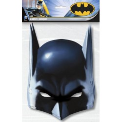 Mascaras batman para cumpleanos 8 uds carton