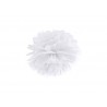 Pom pom blanco de papel de 25 cm para decoraciones