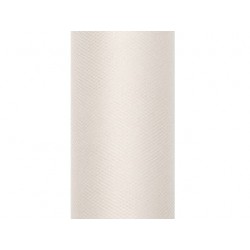 Tul crema rollo de 9 mt x 15 cm para decoraciones