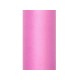 Tul rosa intenso rollo de 9 mt x 15 cm para decoraciones