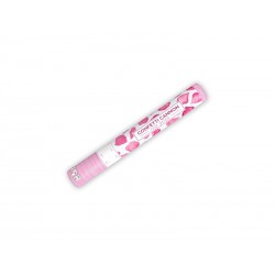 Canon de confeti petalos de rosa color rosa 40 cm