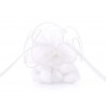 Bolsa de organza blanco para detalles unidad 26 cm