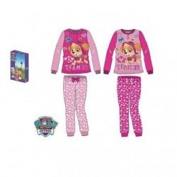 PIJAMA PATRULLA CANINA INVIERNO ROSA O FUCSIA