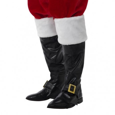 Cubrebotas negras papa noel