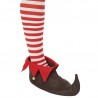 Zapatos elfo marron con campanas