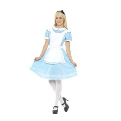 DISFRAZ ALICIA VESTIDO AZUL TALLAS PARA MUJER