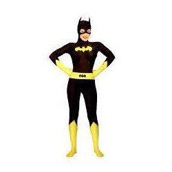 Disfraz batgirl malla elastica para mujer talla m