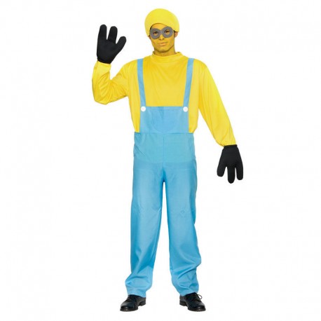 Disfraz mini heroe amarillo para hombre