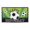 Bandera cumpleaños futbol fiesta 90 x 150 cm