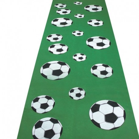 Alfombra balones de futbol 450 x 60 cm