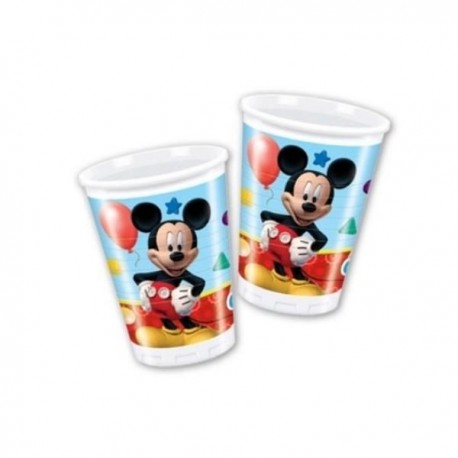 Vasos mickey mouse para cumpleanos 8 uds 200 ml