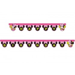 Guirnalda happy birthday Minnie Mouse disney 2 metros cumpleaños