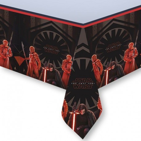Mantel star wars los ultimos jedi plastico 120x180 cm para cumpleanos