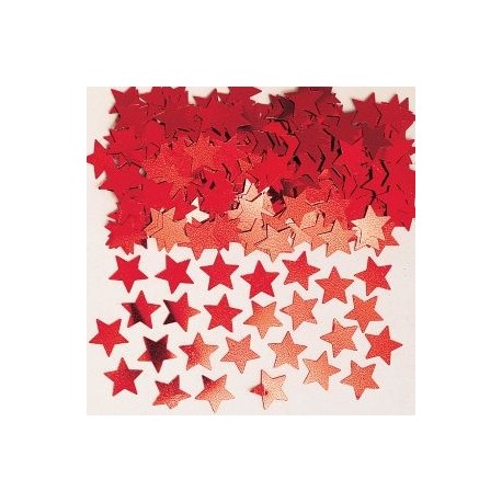 Confeti de estrellas oro metalicas 14 gr