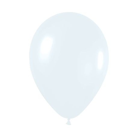 Globo blanco de 30 cm serpentex bolsa 12 unidades