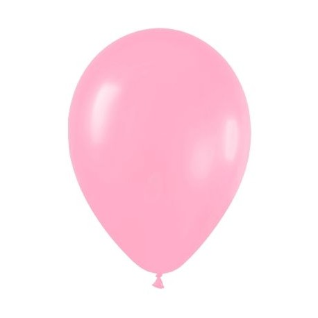 Globo rosa de 30 cm serpentex bolsa 12 unidades
