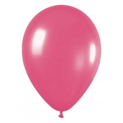 Globo fucsia de 30 cm serpentex bolsa 12 unidades