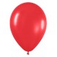 Globo rojo de 30 cm 12 serpentex bolsa 12 unidades