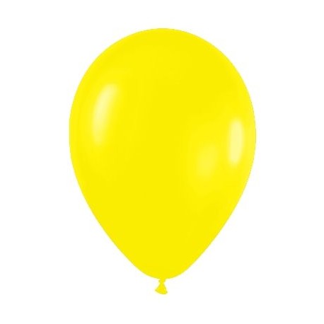 Globo amarillo de 30 cm 12 serpentex bolsa 12 unidades