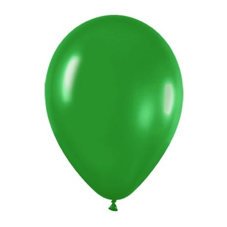 Globo verde selva de 30 cm 12 serpentex bolsa 12 unidades